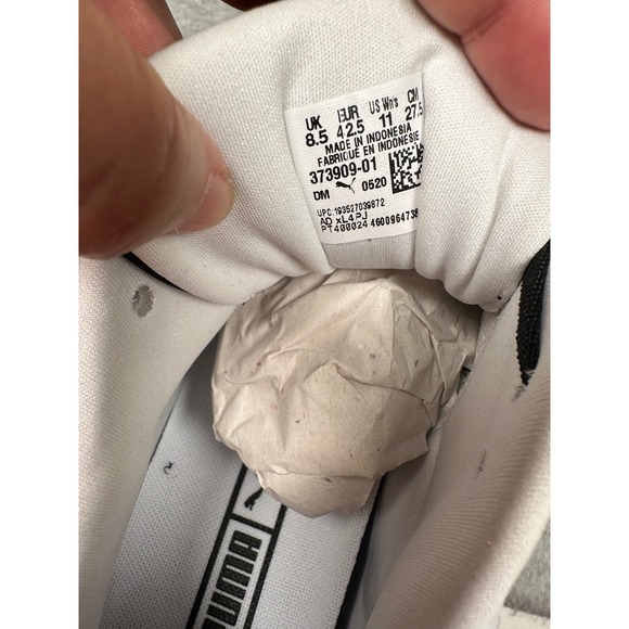 PUMA Cali Sport W. Cats‎ Womens Sneakers White Black Zebra Orange Shoes Size 11 - Picture 6 of 8